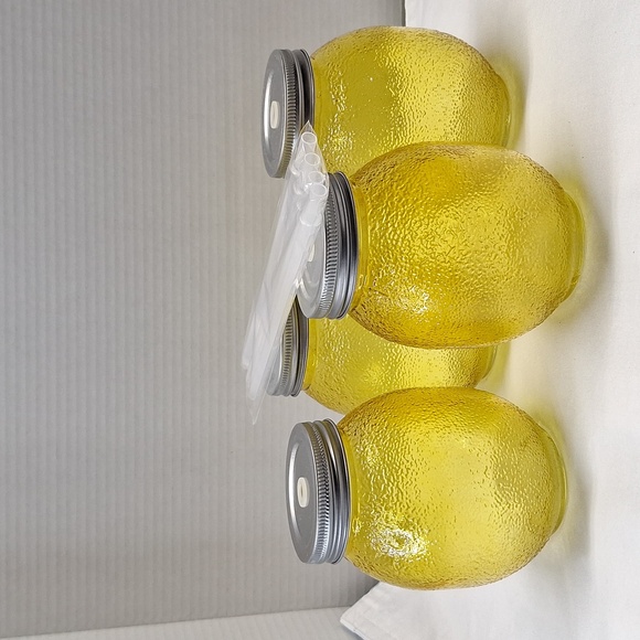 #AFD Set of 4 lemon glass sippers 22fl oz - Picture 2 of 8